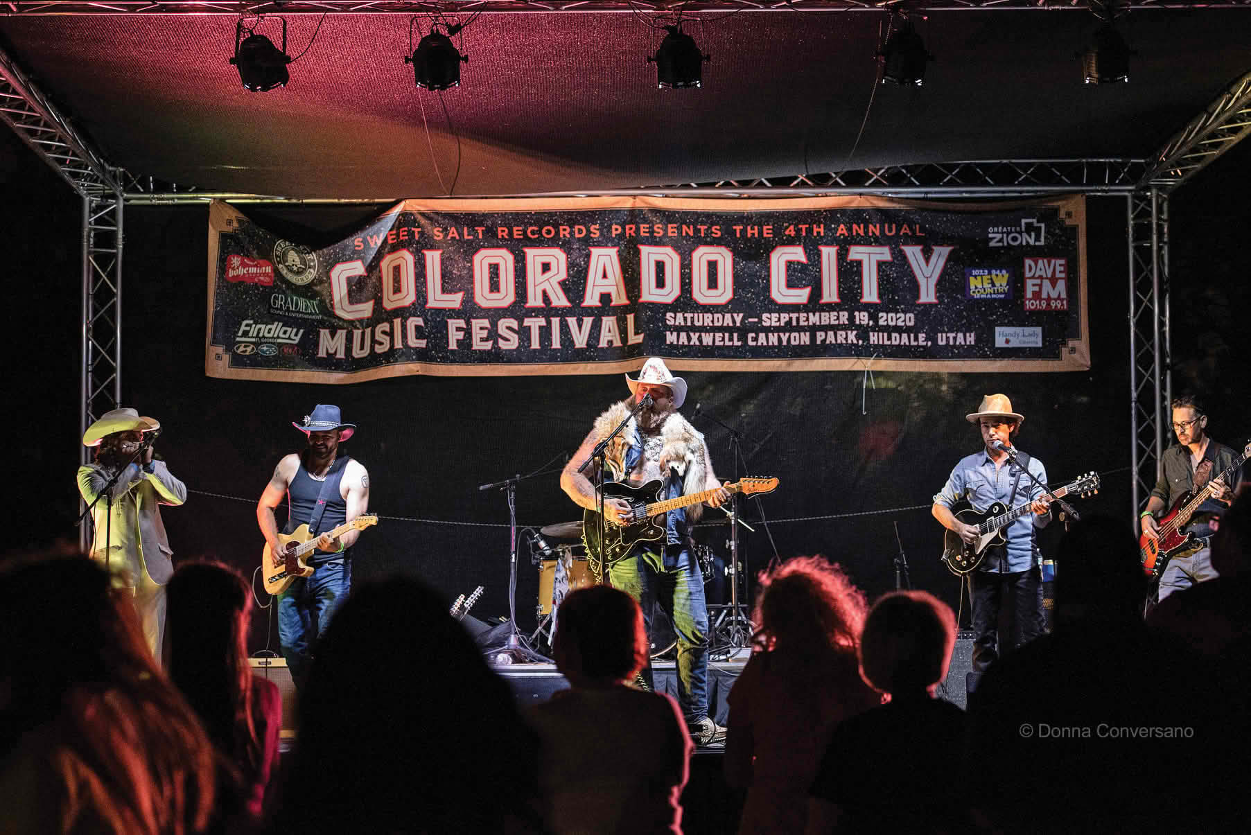 Gradient Sound equipment at Colorado City Music Festival